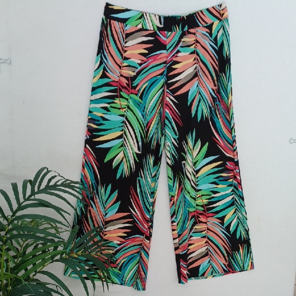 PerSeption Multicolor Wide Leg Pants 2X